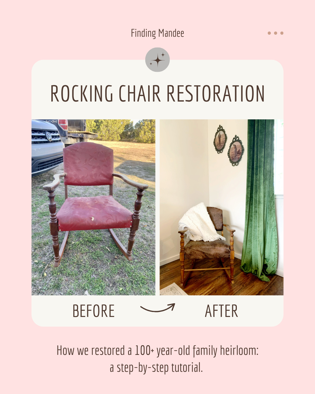 Rocking Chair Transformation: Before and After