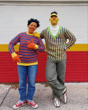 Clever Couple Costumes for Halloween: Bert and Ernie